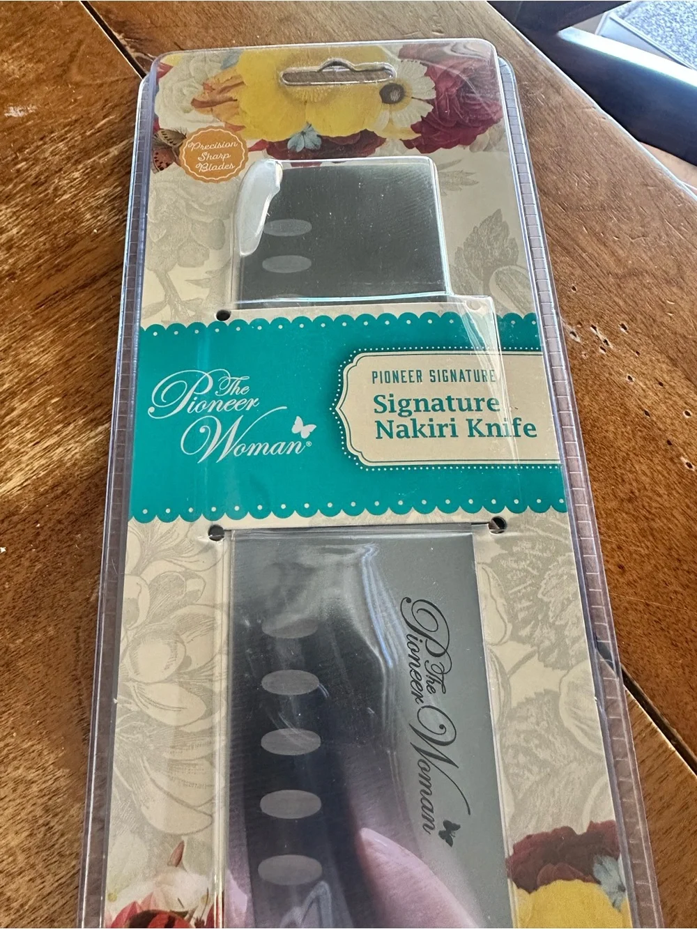 The Pioneer Woman Red Nakiri Kitchen Knife - Signature Series